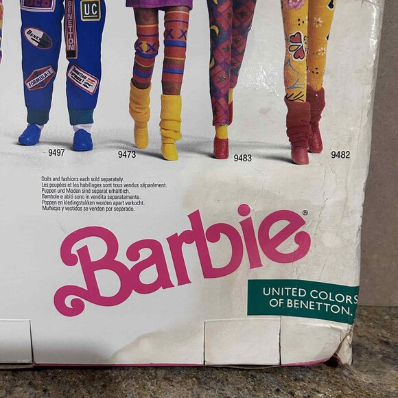 Mattel 1990 Barbie “United Colors Of Benetton - 9473” Fashions Outfit - Picture 3 of 4